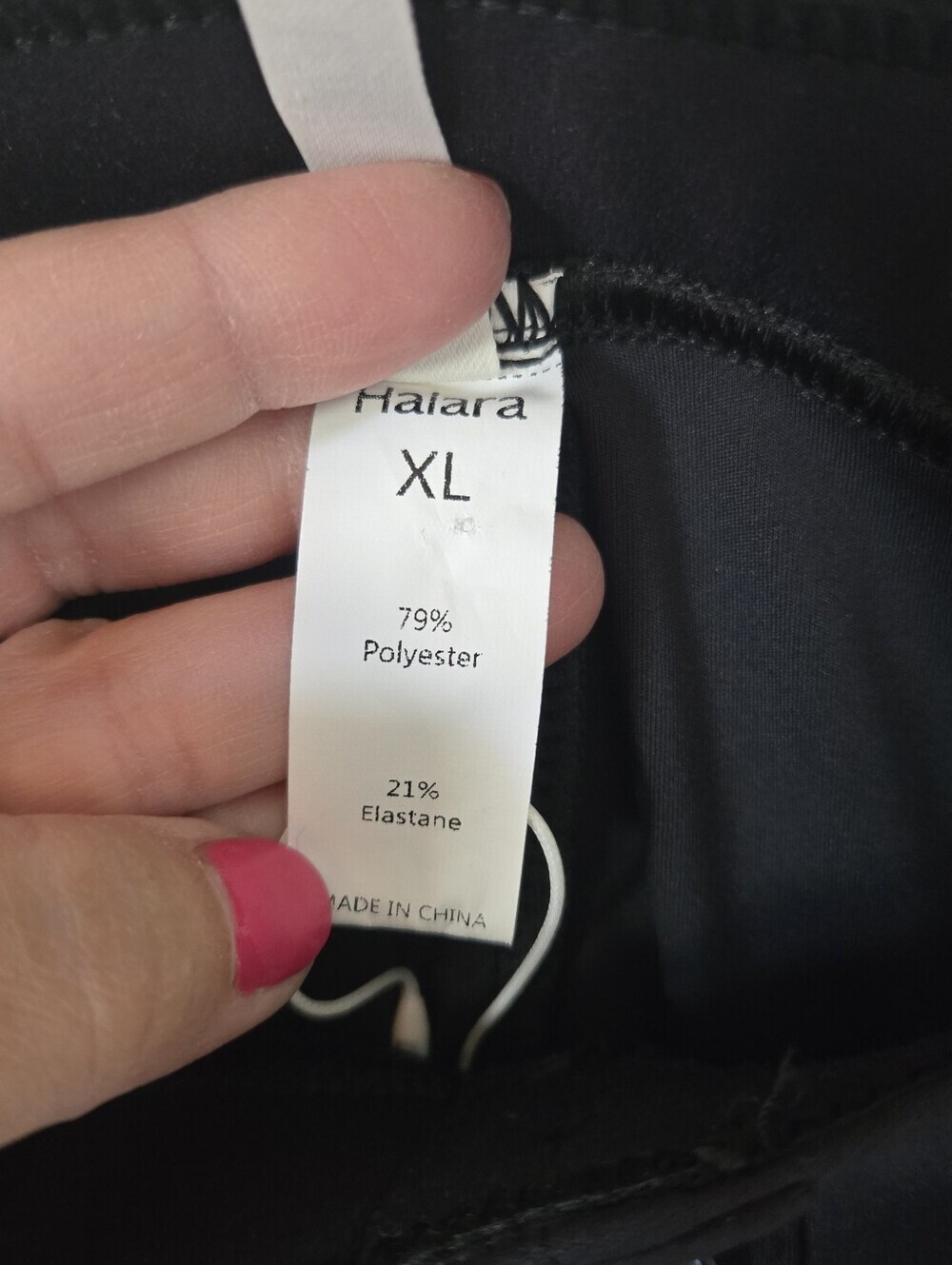 Halara | NWT Black DayStretch High Waisted Straight Leg Casual Pants Size XL - Picture 11 of 12